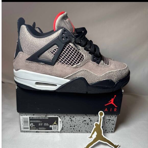 Size 6 - Nike Air Jordan 4 Retro GS Taupe Haze Men\'s Shoes Ships Now main image 5